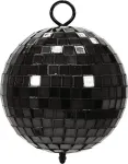 Veidrodinis rutulys EUROLITE 10 cm juodas &ndash; disko sfera 10cm (EUROLITE 50120052)