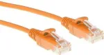 ACT Orange 2 m LSZH U/UTP CAT6 duomenų centro plonas pataisinis kabelis su apsaugotais RJ45 ki&scaron;tukais