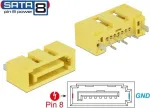 DeLOCK 89886 Laidas SATA Geltonas (89886)