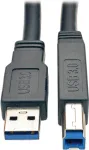 25 pėdų USB 3.0 SuperSpeed aktyvus kartotuvinis kabelis A ki&scaron;tukas-B ki&scaron;tukas 25 - USB kabelis - USB B tipo ki&scaron;tukas