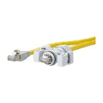 METZ CONNECT BTR E-DAT Industry IP67 V6 &ndash; Pataisos kabelis &ndash; RJ-45 (M) &ndash; RJ-45 (M) &ndash; 1,0 m &ndash; Ekranuotas &ndash; CAT 6 &ndash; Geltonas (141N113K10010)