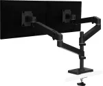 Ergotron LX Pro tvirtinimo rinkinys (dviguba ranka) &ndash; 2 LCD ekranams &ndash; montavimas per angą &ndash; aliuminis &ndash; juoda &ndash; iki 61 cm (iki 24 colių) (45-710-292)