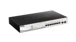 D-Link 10 portų Gigabit PoE+ i&scaron;manusis valdomas jungiklis su 2 SFP prievadais