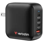 Verbatim Mini GaN Charger 100W 4 prievadai US ki&scaron;tukas su EU ir UK adapteriais