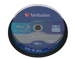 Verbatim 43746 tu&scaron;čias Blu-Ray diskas BD-R 50 GB 10 vnt.