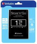 Verbatim Store 'n' Go USB 3.0 ne&scaron;iojamas kietasis diskas 1TB juodas