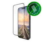 dbramante1928 eco-shield apsauginis stiklas iPhone 16 ProMax &ndash; juodas kra&scaron;tas