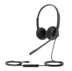 Vienos ausinės laidinės Yealink UH34 Lite &ndash; USB-C/USB-A, monauralinės