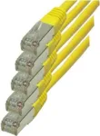 S-Conn RJ45-RJ45 - m-m - 1m - RJ-45 - RJ-45 - M&auml;nnlich/m&auml;nnlich - Gold - Cat6 - S/FTP (S-STP) (75711-HY-SET5)