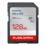 &bdquo;SanDisk Ultra GO SDXC UHS-I 128 GB&ldquo; atminties kortelė SDSDUGN-128G-GN6IN (190 MB/s)