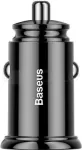 Baseus Circular PD QC4.0+ 30W automobilinis įkroviklis su dviem prievadais (USB-C + USB-A) &ndash; juodas