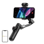 AOCHUAN Smart X Pro 3 a&scaron;ių gimbalinis stabilizatorius su AI sekimu ir gestų valdymu i&scaron;maniajam telefonui, juodas