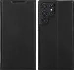 dbramante1928 Oslo Flip Case, Samsung Galaxy S22 Ultra, PU, plastikas, juoda
