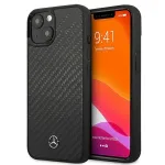 MERCEDES-BENZ MEHCP13SRCABK Dynamic Line Hard Case, skirta Apple iPhone 13 Mini 5,4 inch - Black Carbon