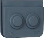 HEINRICH KOPP BlueElectric kabelio įvadas 2 krypčių pilkas 321628004