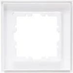 Heinrich Kopp HK07 Cover Frame 1-Gang Arctic White Matt