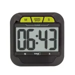 TFA Dostmann skaitmeninis laikmatis ir chronometras su dideliais skaitmenimis, juodas (38.2054.01)