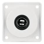 Berker 945172509 Integro ki&scaron;tukinis lizdas 12V, poliarinė balta, blizgi
