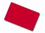 ARTDEV Blank Red PVC Card - 30mil 0,76mm - CR80 - Vienetas