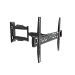 Akyga AK-MB-11 reguliuojamas sieninis TV laikiklis, 37-75 col., 40 kg, VESA 600x400, pasukimas &plusmn;90&deg;, juodas
