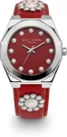 Daisy Dixon DD136PS moteri&scaron;kas analoginis kvarcinis laikrodis &ndash; 36 mm rožinio aukso atspalvio korpusas, rožinis ciferblatas, rožinis dirbtinės odos dirželis