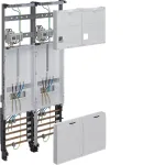 Hager ZK33X3T Pilnas skaitiklių laukas 1050mm 2 skaitiklių vietos 2 skirstymo laukai NRW SH MV N-Sachsen