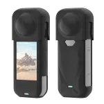 PULUZ PU757B objektyvo dangtelis ir silikoninis apsauginis dėklas Insta360 X5
