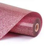 LOKLIK Glitter Heat Transfer Vinyl &ndash; rožinė &ndash; 30,5 x 90 cm