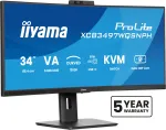 Monitorius iiyama ProLite XCB3497WQSNPH-B1 86,4 cm (34 inch) 3440x1440 UltraWide Quad HD LED lenktas