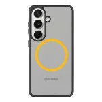 Taktinis nugarėlės dangtelis MagForce Hyperstealth 2.0, skirtas Samsung Galaxy S26, juodas/geltonas