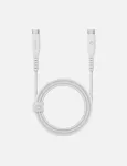 ENERGEA Flow USB-C į USB-C laidas 1,5 m Baltas 240W 5A PD Greitas įkrovimas