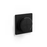Philips Hue Tap Dial jungiklis, belaidis, ZigBee, montuojamas ant sienos, plastiko, juodos spalvos