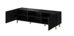 Cama RTV spintelė PAFOS 150x42x52 juodas matinis