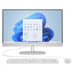 HP 24-cr0430ng 23.8 inch All-in-One stalinis kompiuteris, Intel Core i3-1315U, 8GB RAM, 256GB SSD, Windows 11 Home, baltas