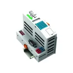 WAGO 750-348 ECO CANopen lauko magistralės sąsajos modulis, D-sub 9 kontaktų, 24 VDC, DIN bėgelis, pilkas