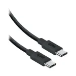SBS USB-C į USB-C nailono laidas 2m 240W juodas