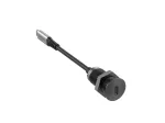 Vivolink USB-C stalinis lizdas, juodas, su 0,3 m USB-C laidu
