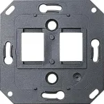 Gira 019100 Atraminis žiedas AMP/RADIALL duomenų lizdui &ndash; juodas (System 55)