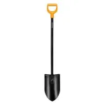 FISKARS SOLID+ XL Sharp Spade su ilgu plieniniu kotu, boro plieno a&scaron;menimis, D formos rankena, 1250 mm