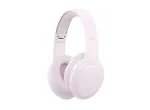 HAV H633BT belaidės ausinės per ausį su Bluetooth 5.3, 30 val. baterija, sulankstomu dizainu, įmontuotu mikrofonu, TF kortelės palaikymu &ndash; rožinės