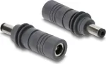 Delock DC 5,5 x 2,1 mm į DC 5,5 x 2,1 mm adapteris, suderinamas su Starlink Mini, pilkas
