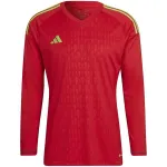 adidas Tiro 23 Competition ilgomis rankovėmis vyrų vartininko mar&scaron;kinėliai Team Power Red