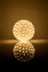 iLike Bumba Flower Ball RS-209 100 LED &scaron;iltos baltos &scaron;viesos dekoratyvinis rutulys, D-14cm
