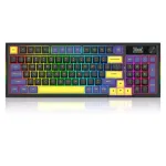 Redragon K725LBY-RGB-PRO Glintstone 75% belaidė mechaninė žaidimų klaviatūra (trirežimė, keičiami raudoni jungikliai)