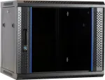 DSIT DS6409 9U sieninis serverių spintos su stiklo durimis, 600x450x500 mm, juoda