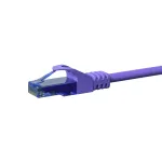 DSIT CAT6a U/UTP 100% vario jungiamasis kabelis, 7,5 m, violetinis, RJ45, 10Gbps, 500MHz