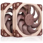 Kompiuterio korpuso ventiliatorius Noctua NF-A12X25 G2 PWM SX2-PP 120 mm, 12 V, 1800 RPM, 107,3 m&sup3;/h, SSO guolis, 2 vnt. komplektas, smėlio spalvos