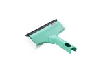 LEIFHEIT Window & Frame Cleaner 3in1 Mini micro duo - 20 cm mikrofilo galvutė su integruotu valytuvu, suderinama su Click System