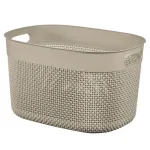 CURVER Filo L 18L talpykla daiktams laikyti 38x28x22cm smėlio spalvos pintos i&scaron;vaizdos