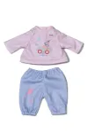 BABY born Jogging Suit Rose 36cm Lėlės drabužių komplektas